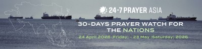 Malaysia: 24-7 / 30 Day Prayer Watch – 24 April – 23 May 2026